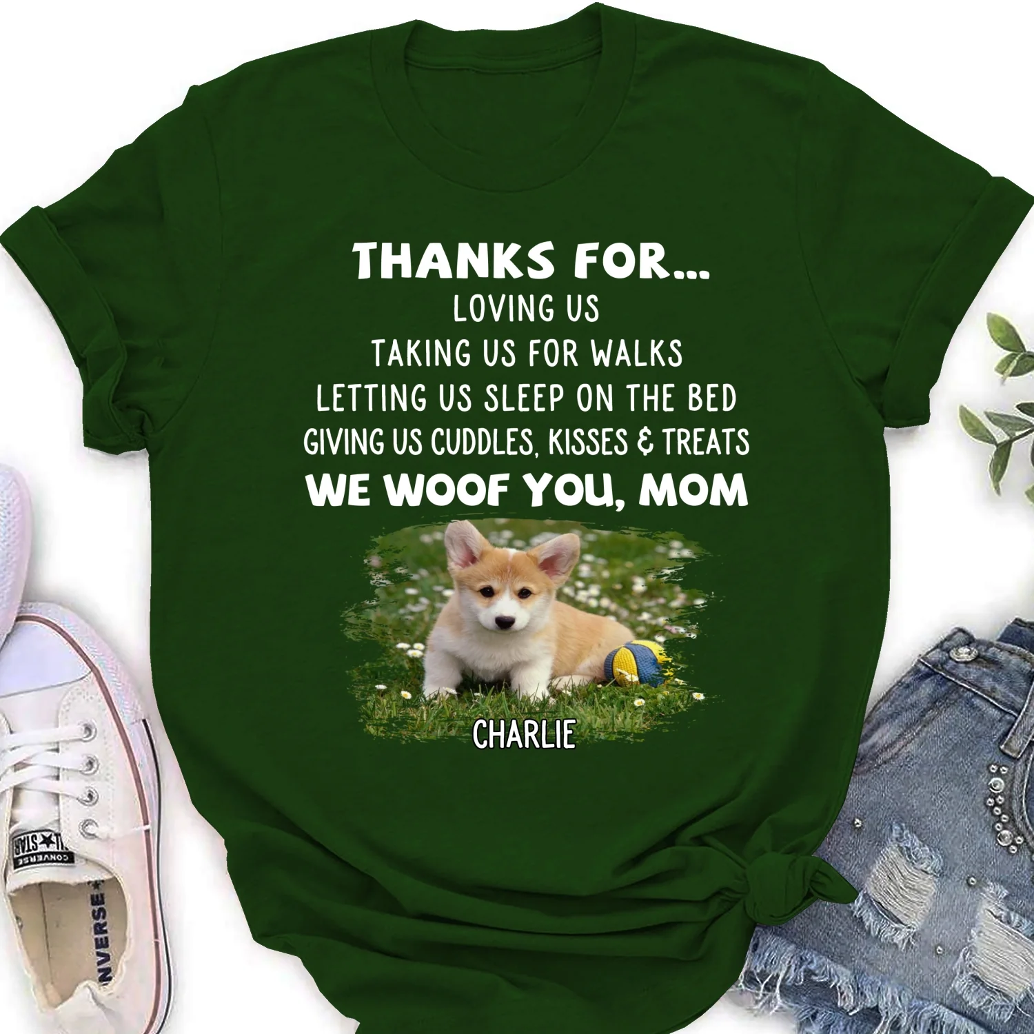 Thanks For Things You Do Photo - Personalized Custom Women's T-shirt - Image 6