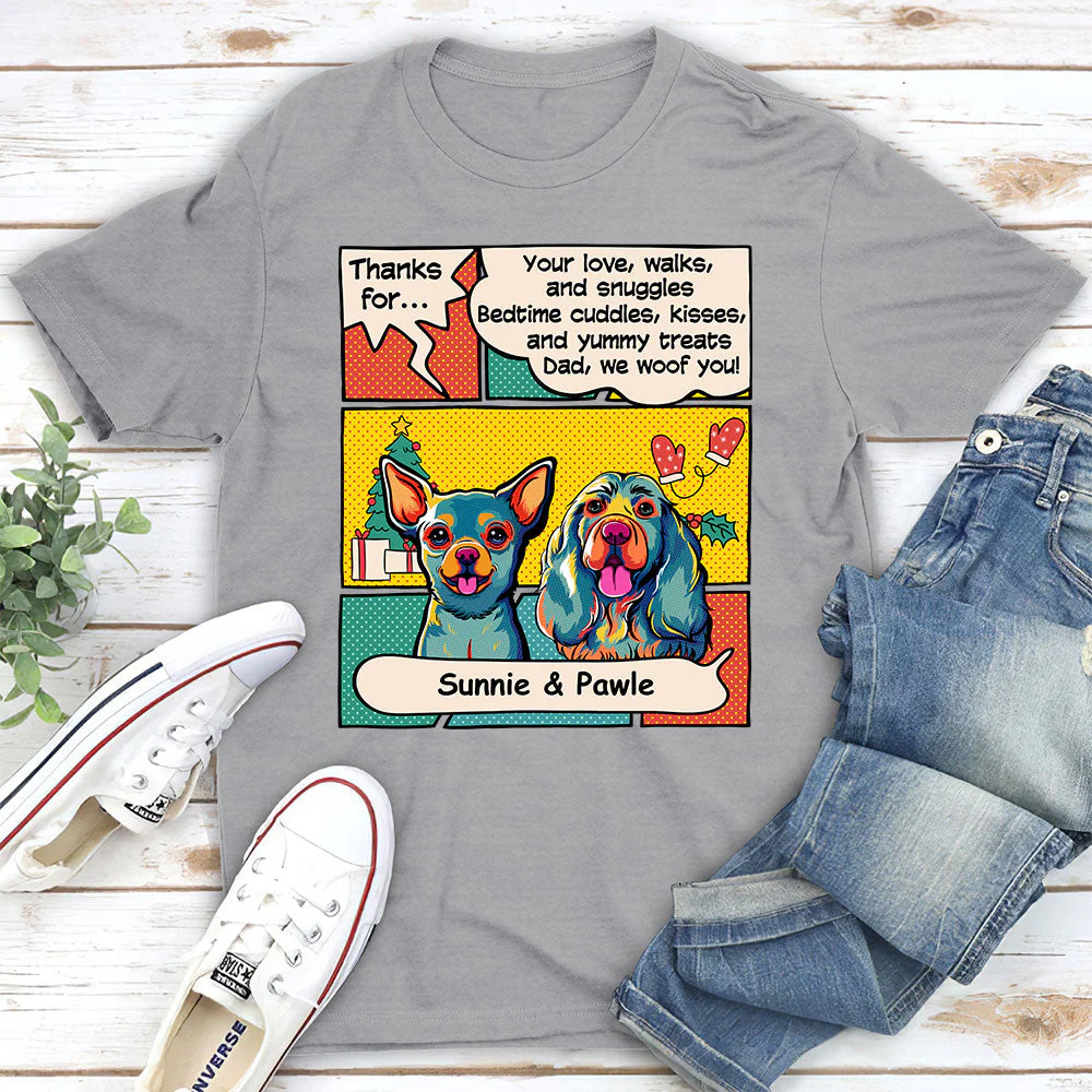 Thanks For Yummy Treats - Personalized Custom Unisex T-shirt - Image 2