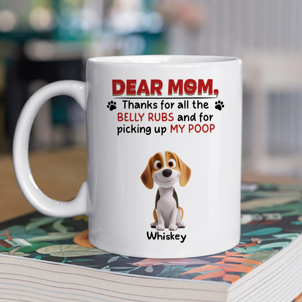 Thanks Mommy - Personalized Custom Coffee Mug - Image 2