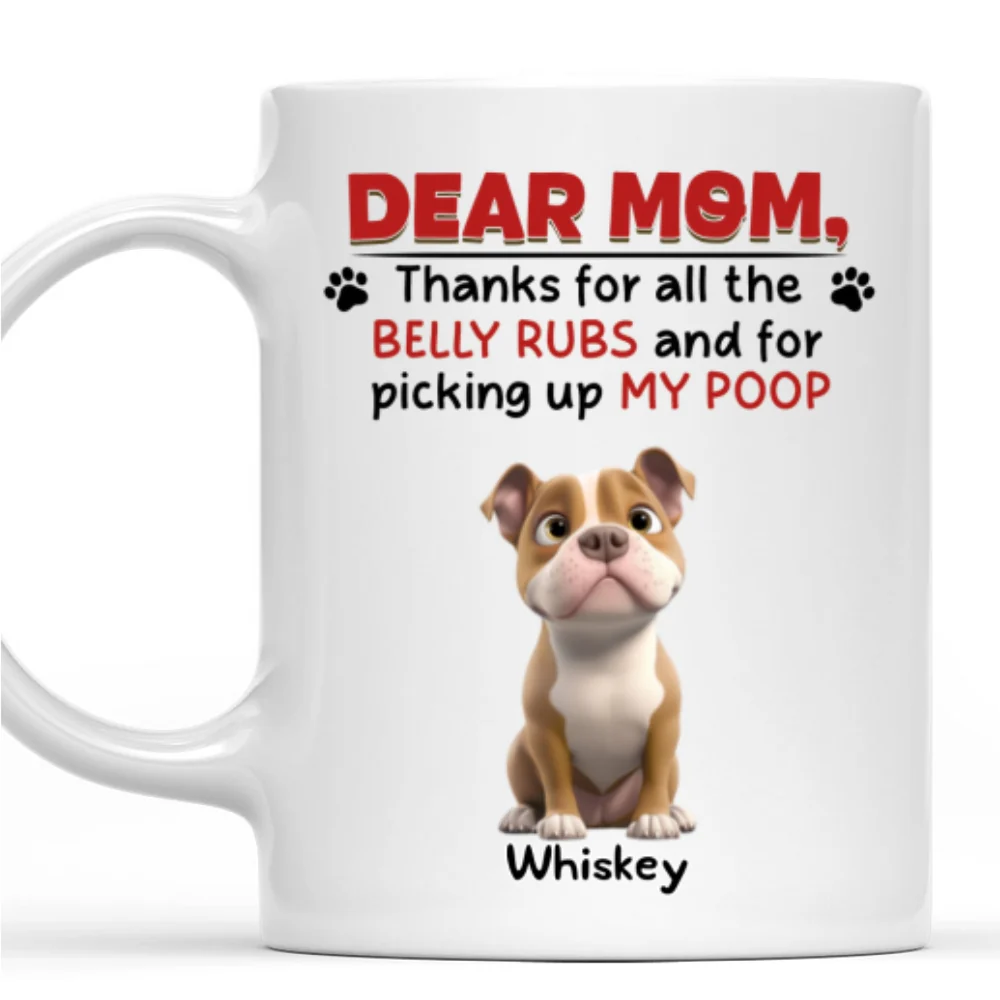 Thanks Mommy - Personalized Custom Coffee Mug - Image 6