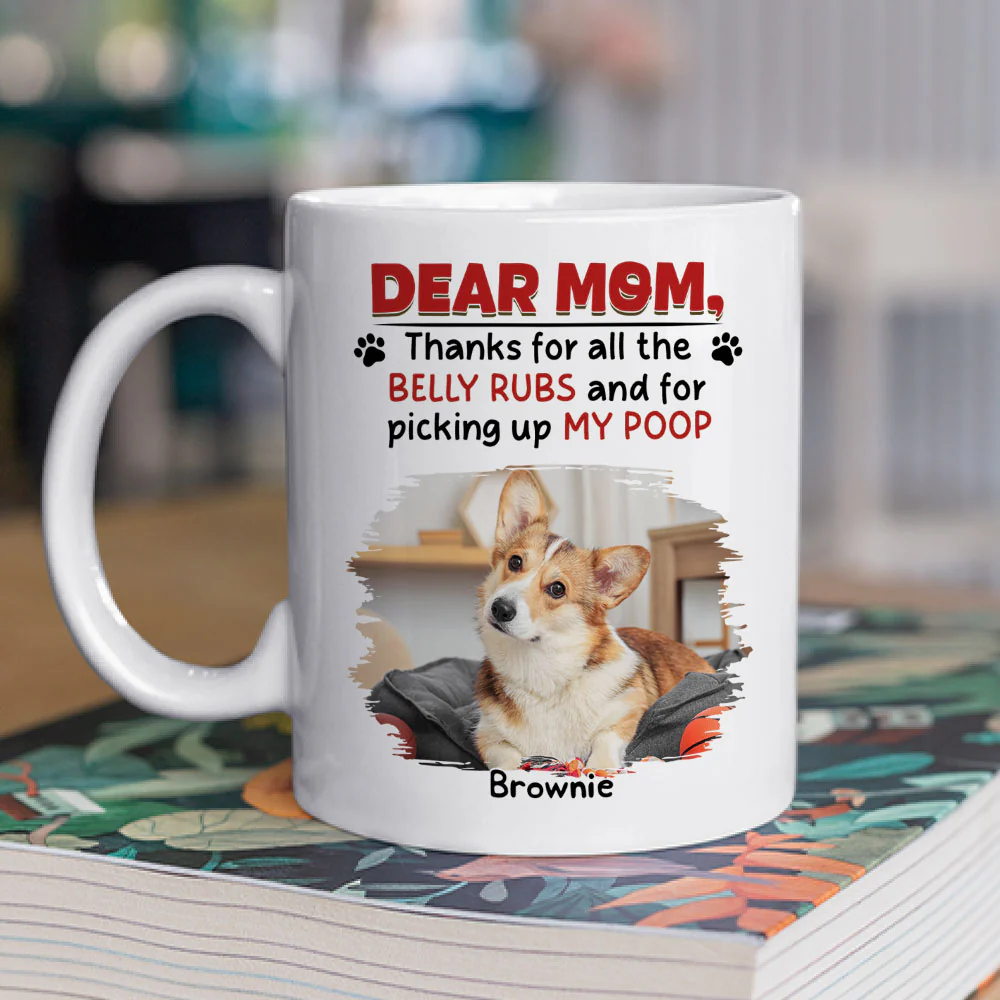 Thanks Mommy Photo - Personalized Custom Coffee Mug