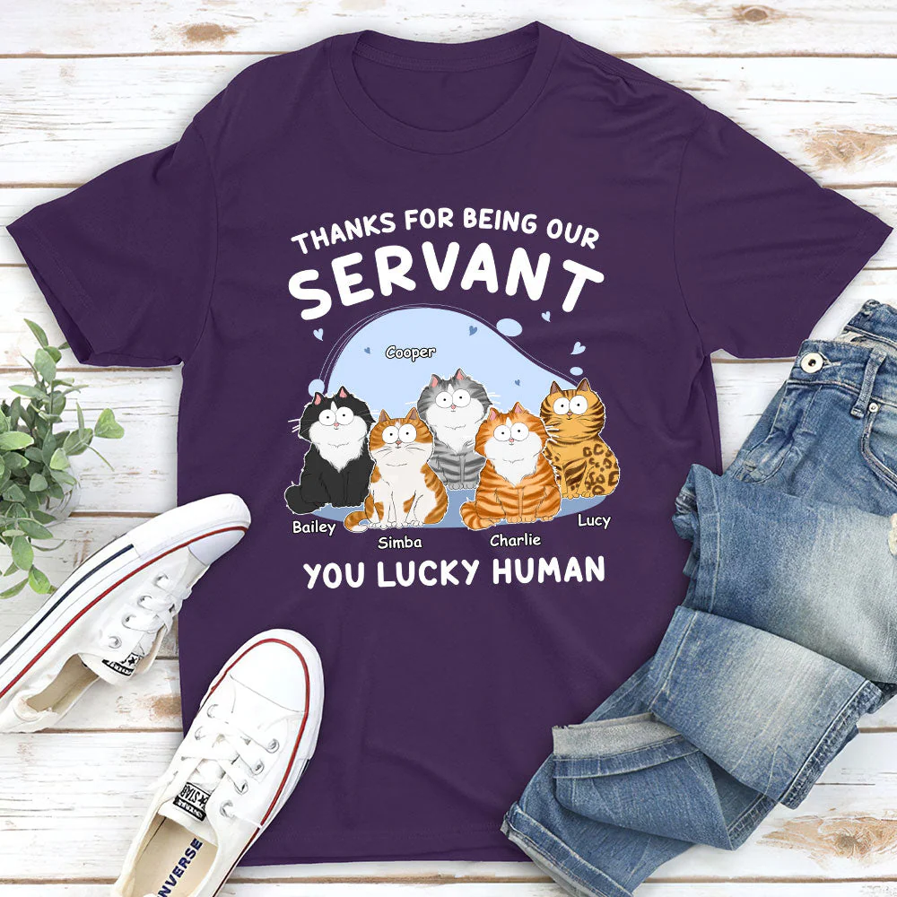 Thanks My Servant - Personalized Custom Unisex T-shirt - Image 3