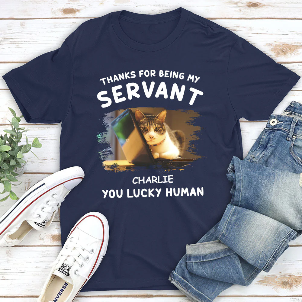 Thanks My Servant - Personalized Custom Unisex T-shirt - Image 5
