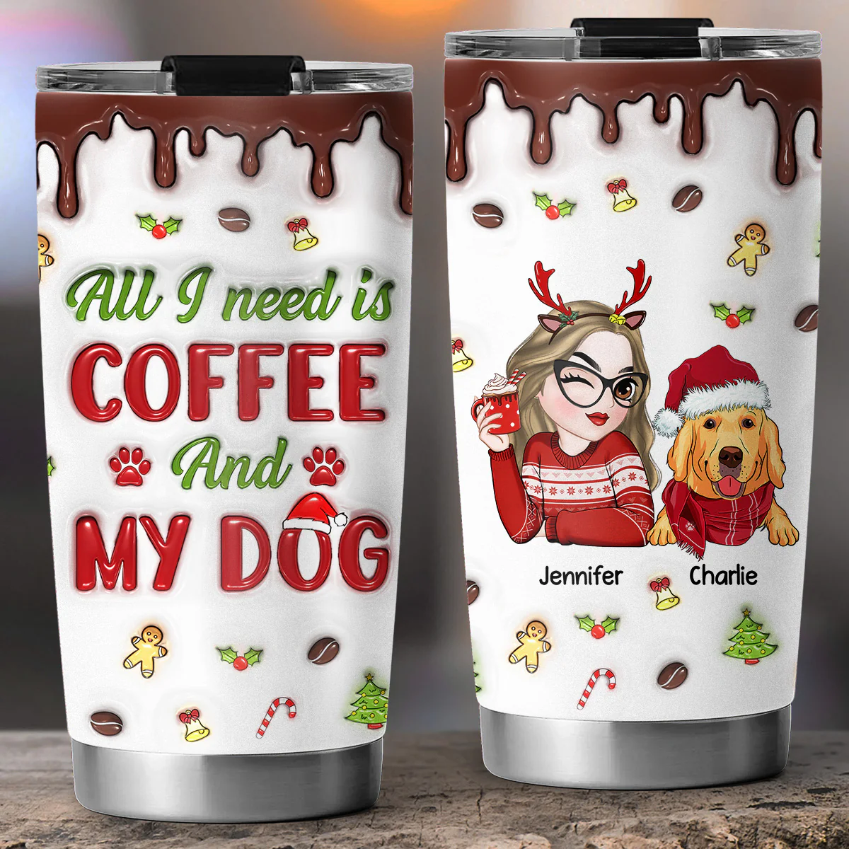 That All I Need - Personalized Custom 3D Inflated Tumbler - Image 2