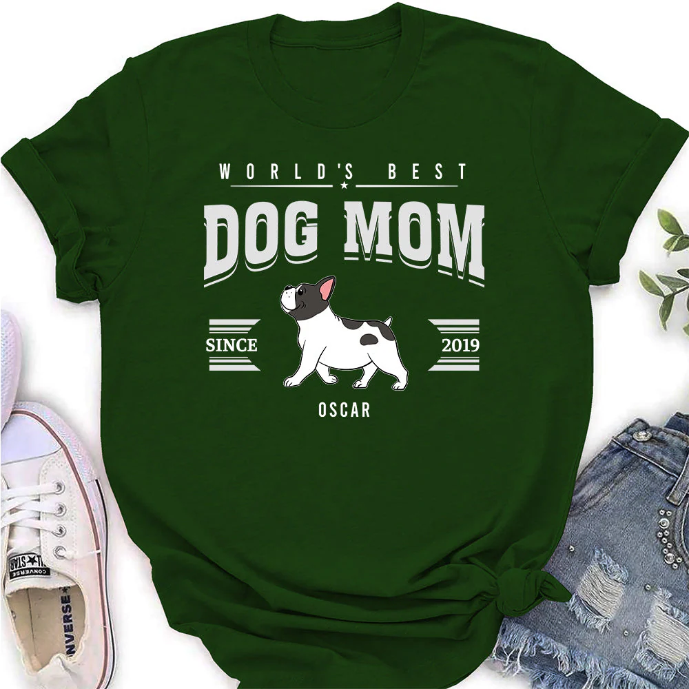 The Best Dad/Mom - Personalized Custom Women's T-shirt - Image 4