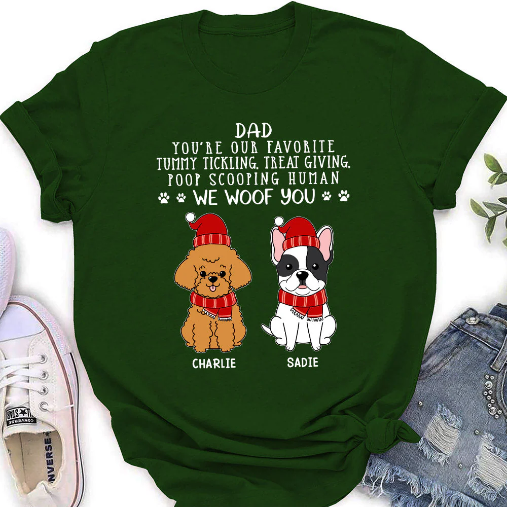 The Best Human - Personalized Custom Women's T-shirt - Image 4