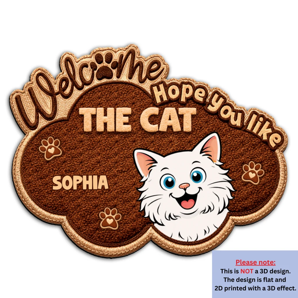 The Cat Runs This House - Personalized Custom Doormat - Image 7
