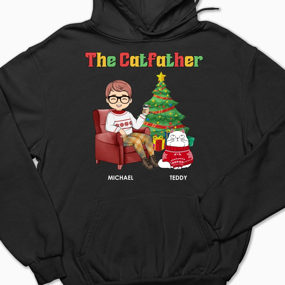 The Catparents Christmas - Personalized Custom Hoodie - Image 6