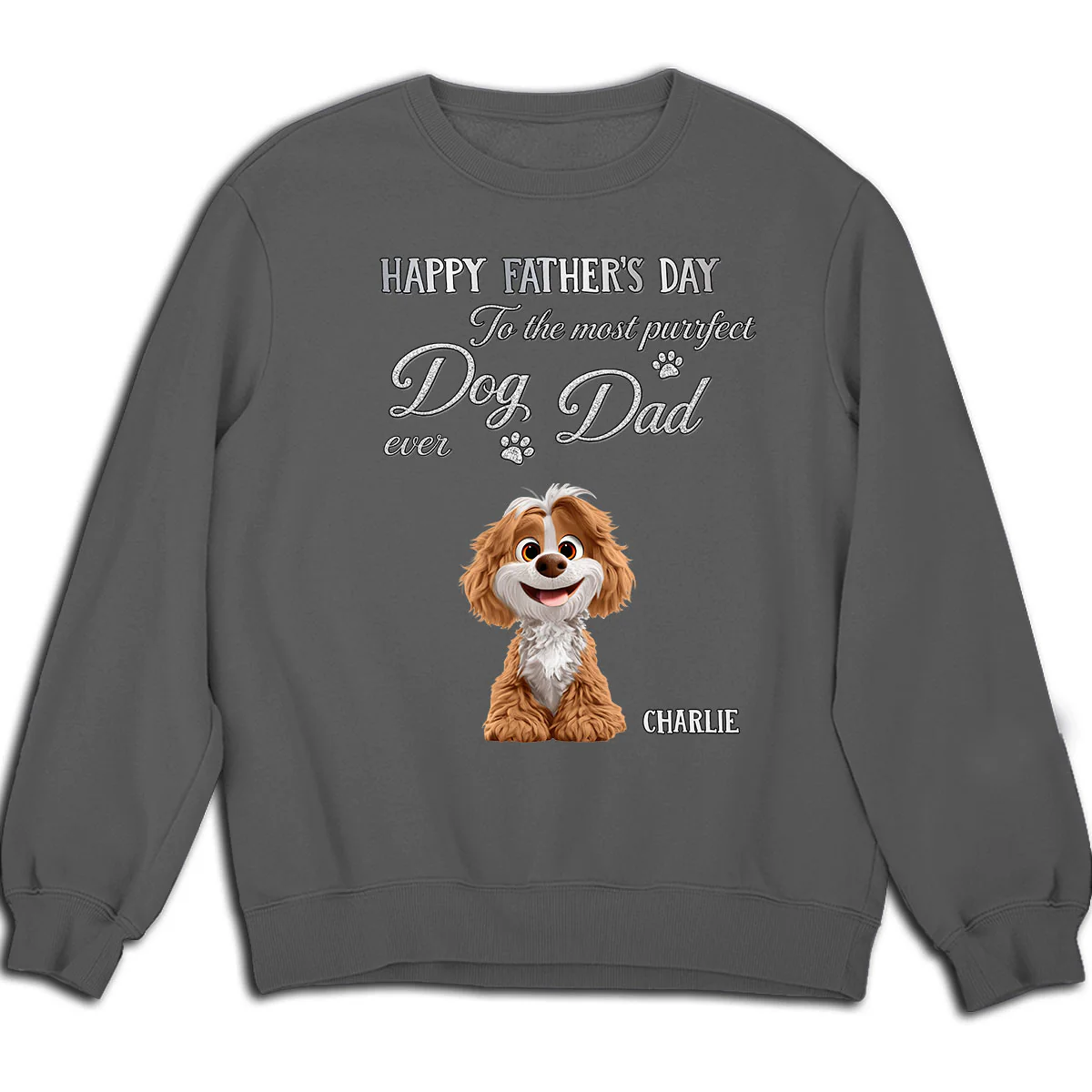 The Dog Anyone Needs Especially Dad - Personalized Custom 3D Effect Shirt - Image 6