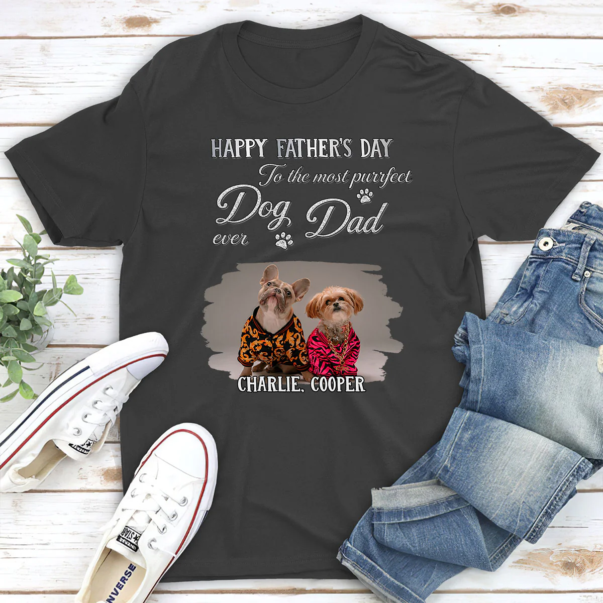 The Dog Anyone Needs Especially Dad Photo - Personalized Custom 3D Effect Shirt - Image 4