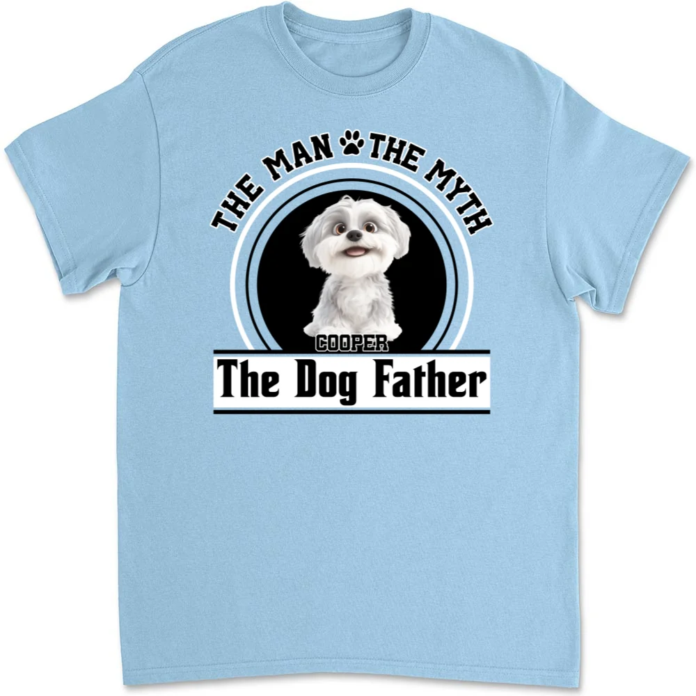 The Dog Father - Personalized Custom Unisex T-Shirt - Image 7
