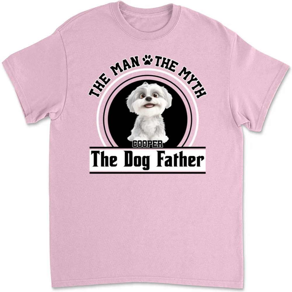 The Dog Father - Personalized Custom Unisex T-Shirt - Image 8