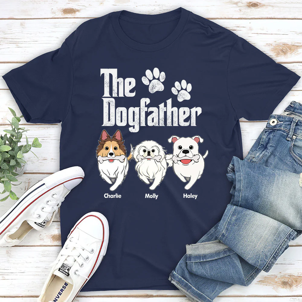 The Dog Parent  - Personalized Custom Unisex T-shirt - Image 3