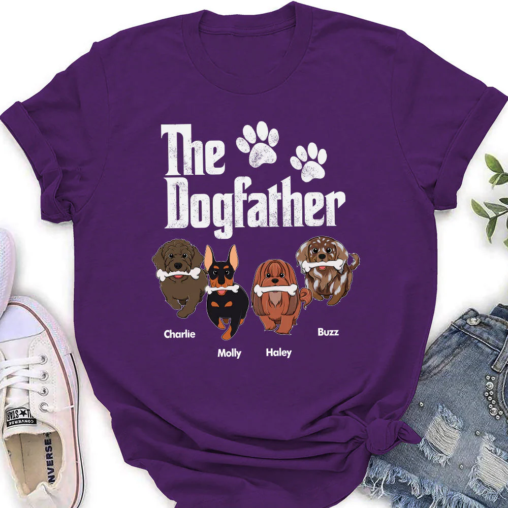 The Dog Parent - Personalized Custom Women's T-shirt - Image 4
