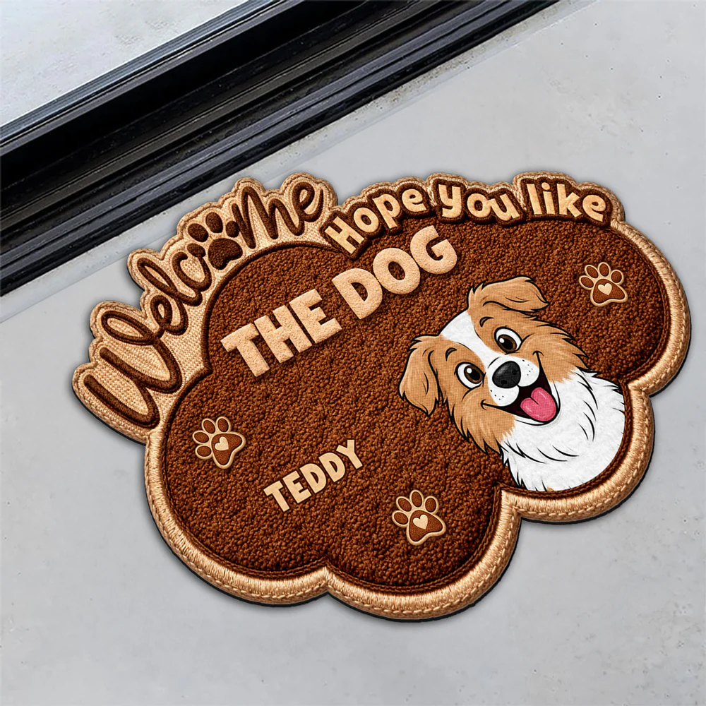 The Dog Runs This House - Personalized Custom Doormat - Image 6