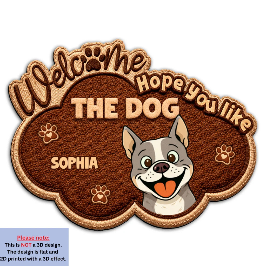 The Dog Runs This House - Personalized Custom Doormat - Image 8
