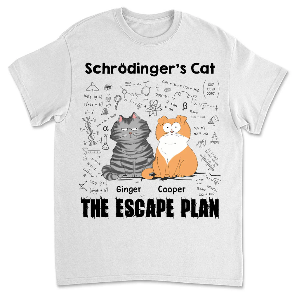 The Escape Plan - Personalized Custom Unisex T-shirt