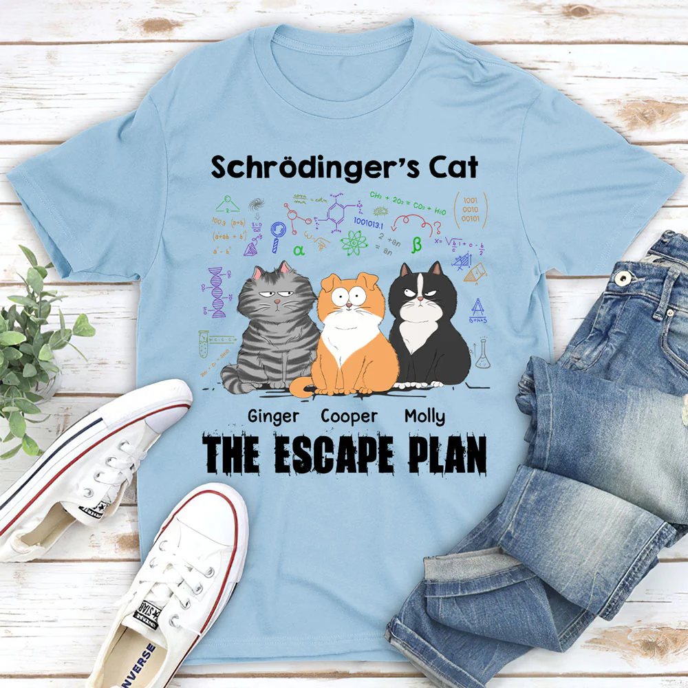 The Escape Plan - Personalized Custom Unisex T-shirt - Image 4