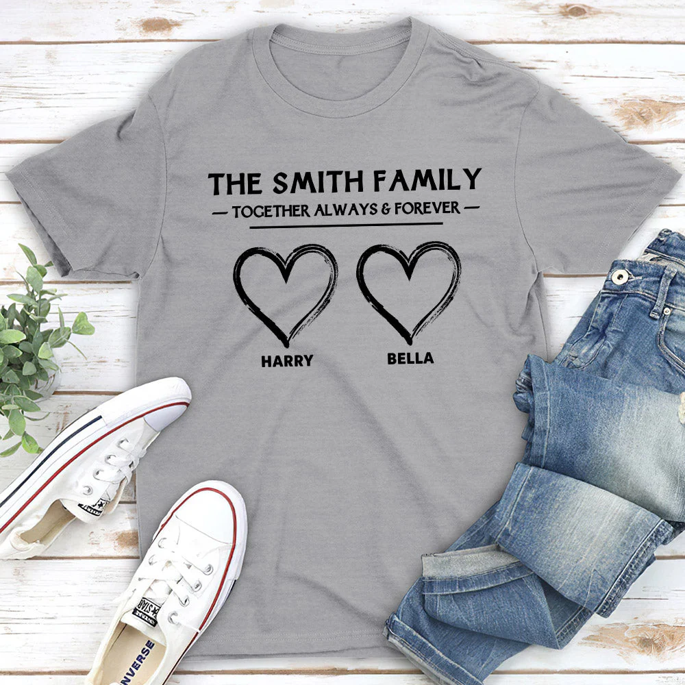 The Family Together - Personalized Custom Unisex T-shirt - Image 2