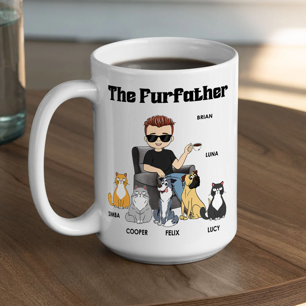 The Fur Parents - Personalized Custom Coffee Mug - Image 5