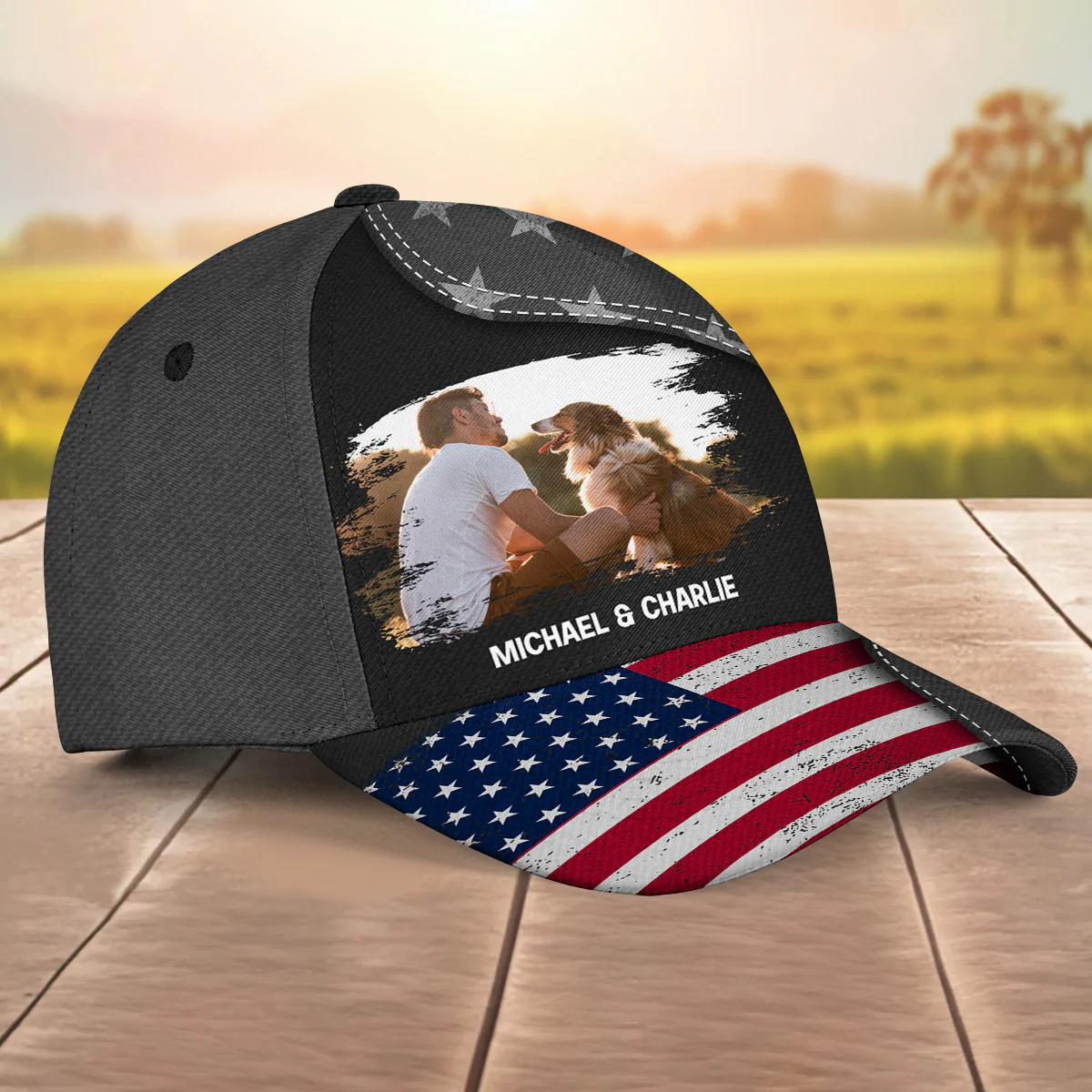 The Legend Photo - Personalized Custom Classic Cap - Image 2