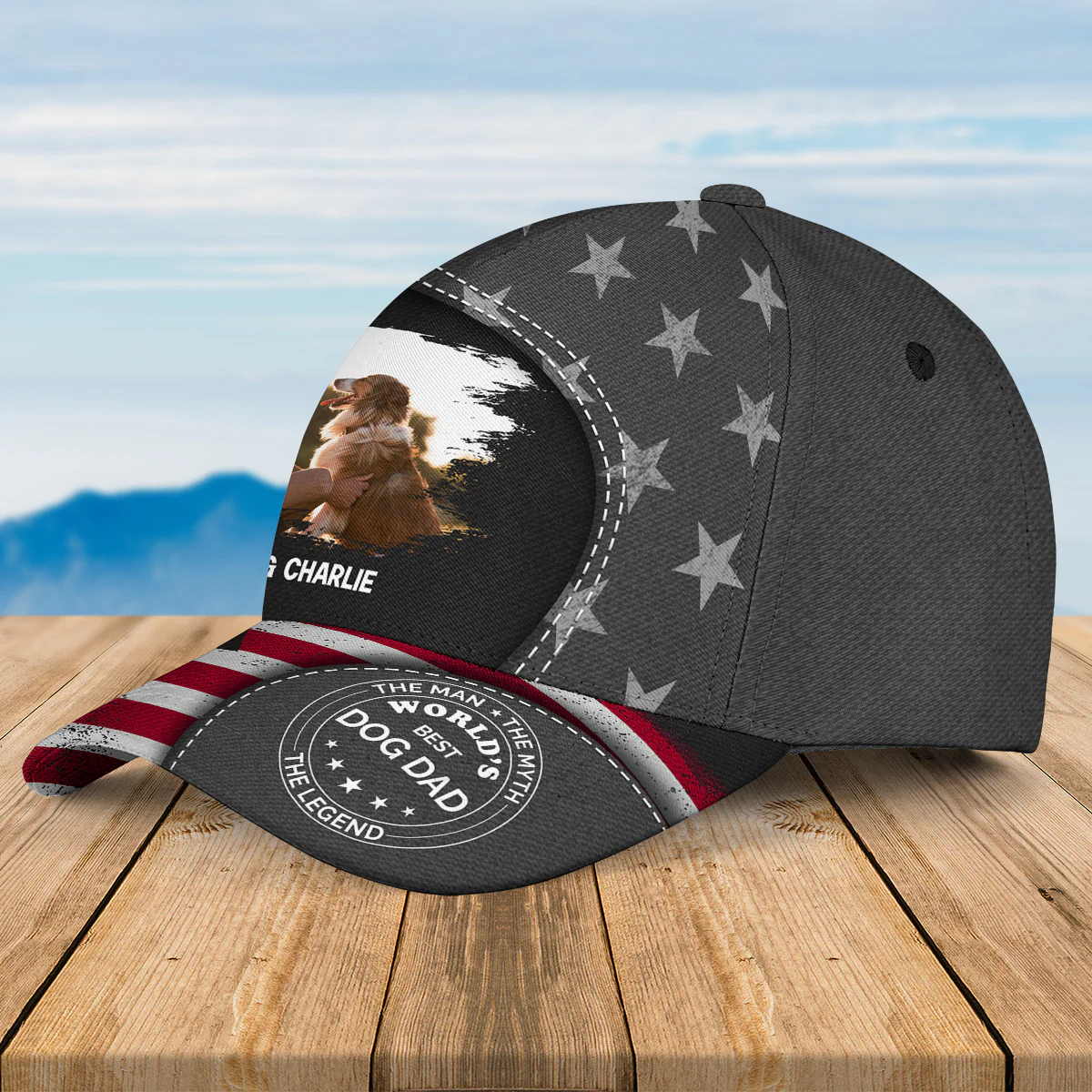 The Legend Photo - Personalized Custom Classic Cap - Image 3