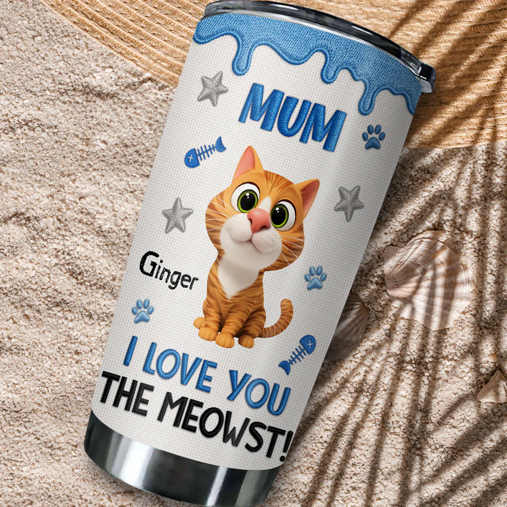 The Meowst - Personalized Custom 3D Effect Tumbler - Image 3