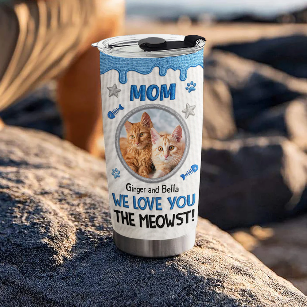 The Meowst Photo - Personalized Custom 3D Effect Tumbler - Image 3