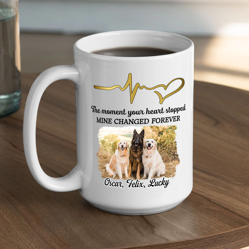 The Moment Your Heart Stopped - Personalized Custom Coffee Mug - Image 6