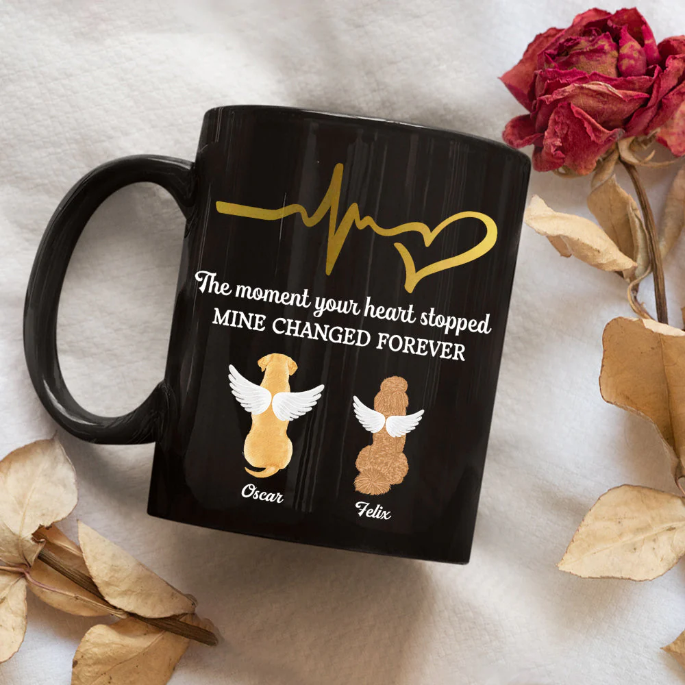 The Moment Your Heart Stopped - Personalized Custom Coffee Mug - Image 3