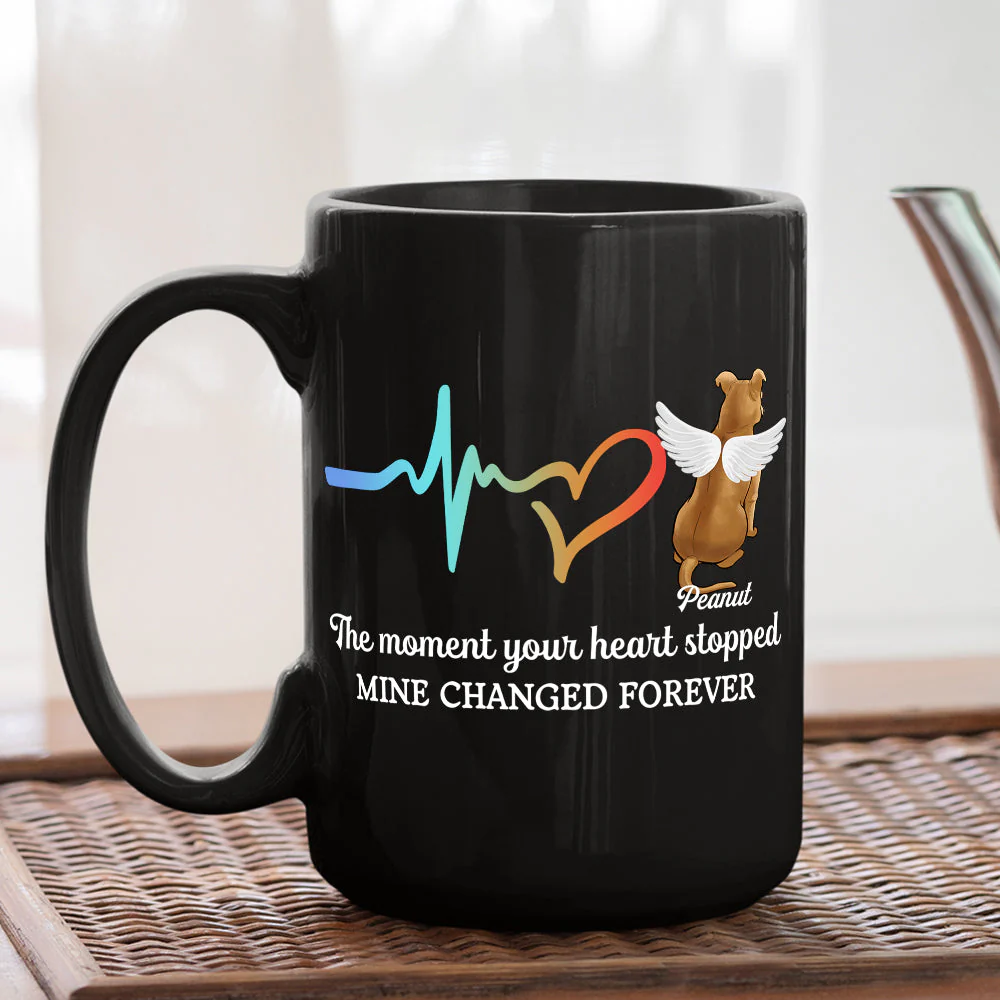 The Moment Your Heart Stopped - Personalized Custom Coffee Mug - Image 4