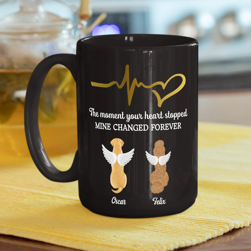 The Moment Your Heart Stopped - Personalized Custom Coffee Mug - Image 5