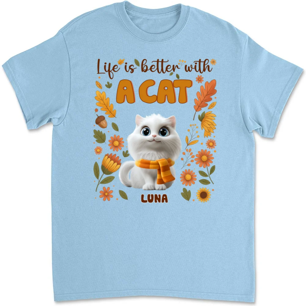 The More Cats The Better - Personalized Custom Unisex T-Shirt - Image 8