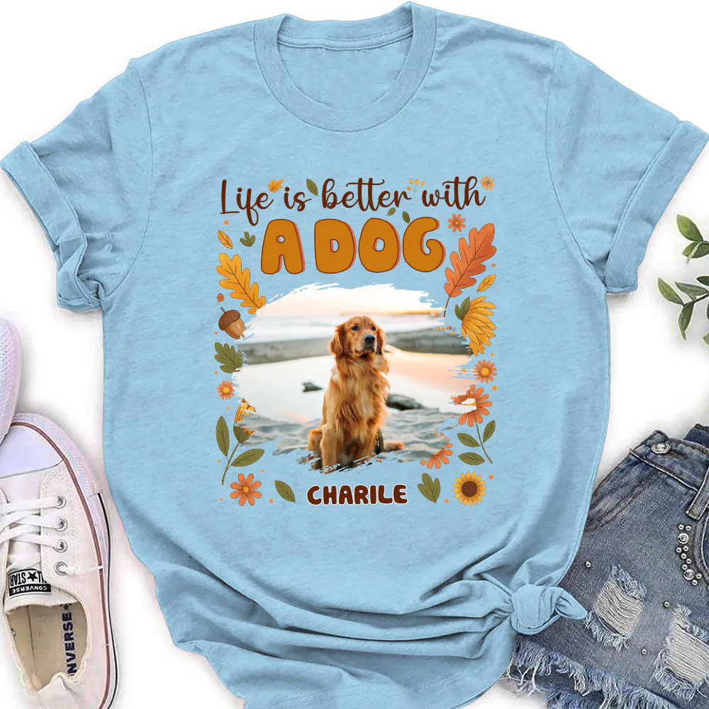 The More The Better Photo - Personalized Custom Women's T-shirt - Image 3