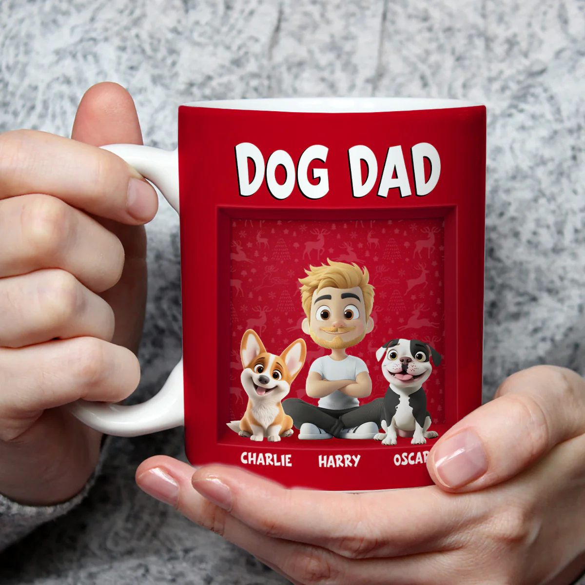 The One I Love Most - Personalized Custom 3D Effect Mug - Image 3