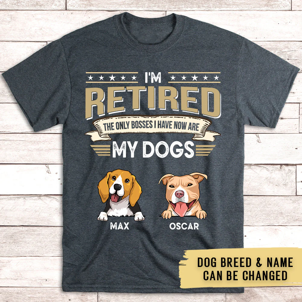 The Only Boss I Have - Personalized Custom Unisex T-shirt - Image 3
