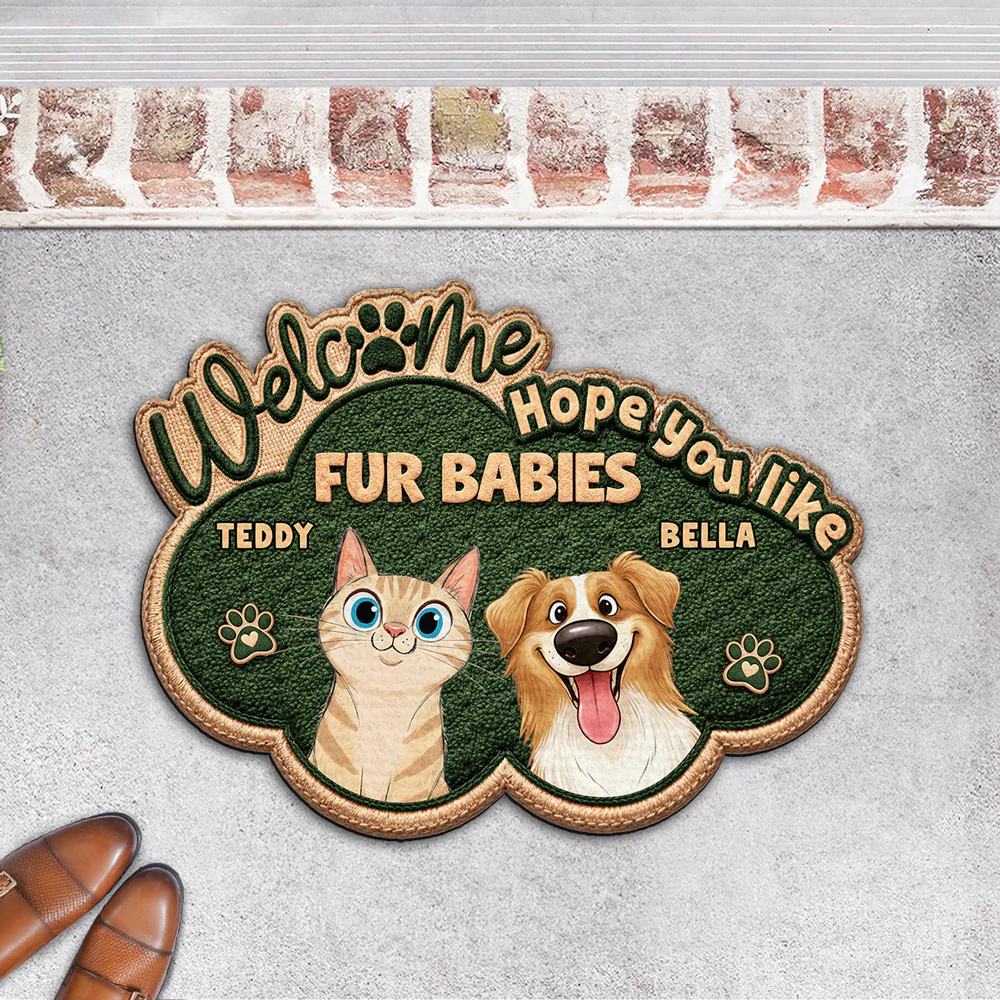 The Pet Makes The Rules - Personalized Custom Doormat - Image 5