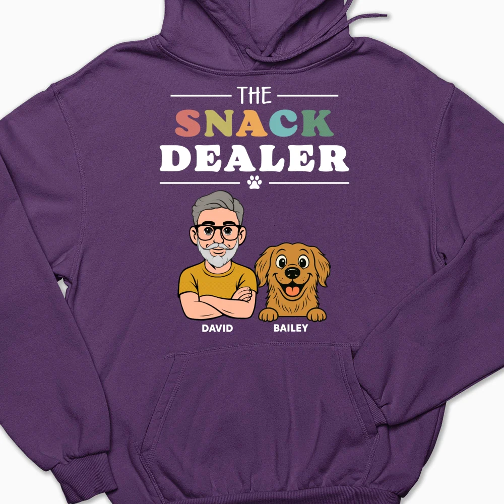 The Snack Dealer And Comic Dogs - Personalized Custom Hoodie - Image 9