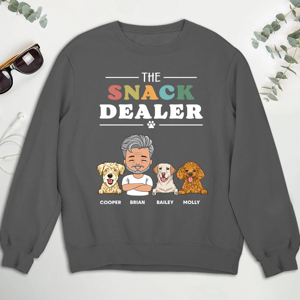 The Snack Dealer - Personalized Custom Sweatshirt - Image 3