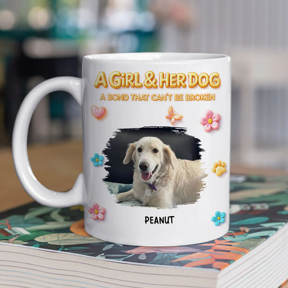 The Unbreakable Dog And Human Bond Photo - Personalized Custom 3D Effect Coffee Mug