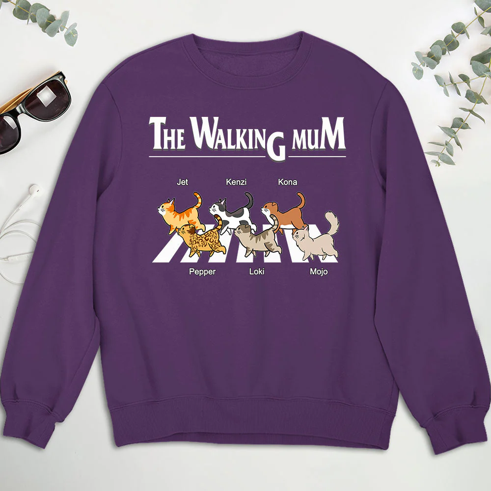 The Walking Cat - Personalized Custom Sweatshirt - Image 4