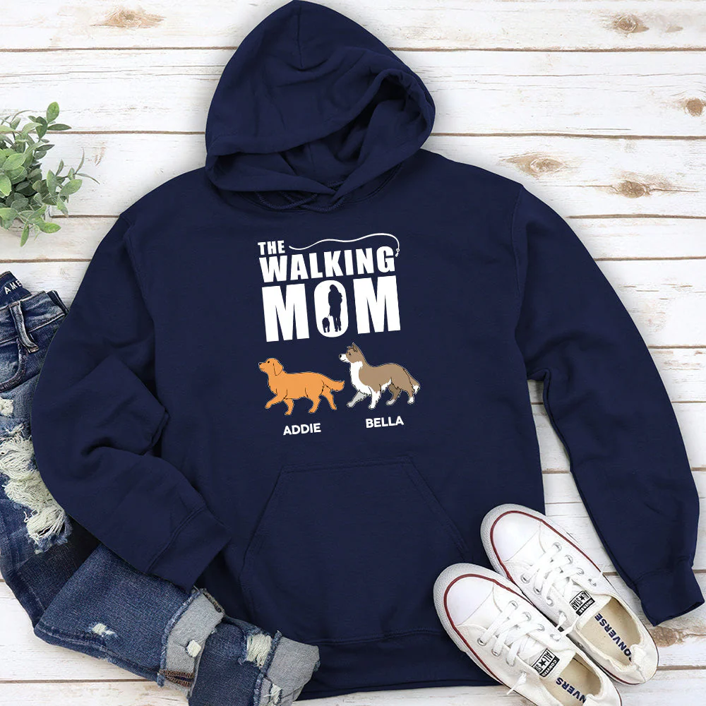 The Walking Dad - Personalized Custom Hoodie - Image 4