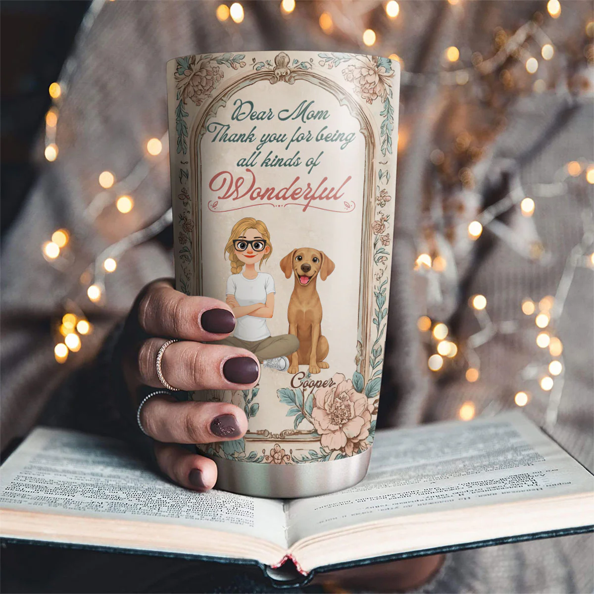 The Wonderful Kind - Personalized Custom Tumbler - Image 2
