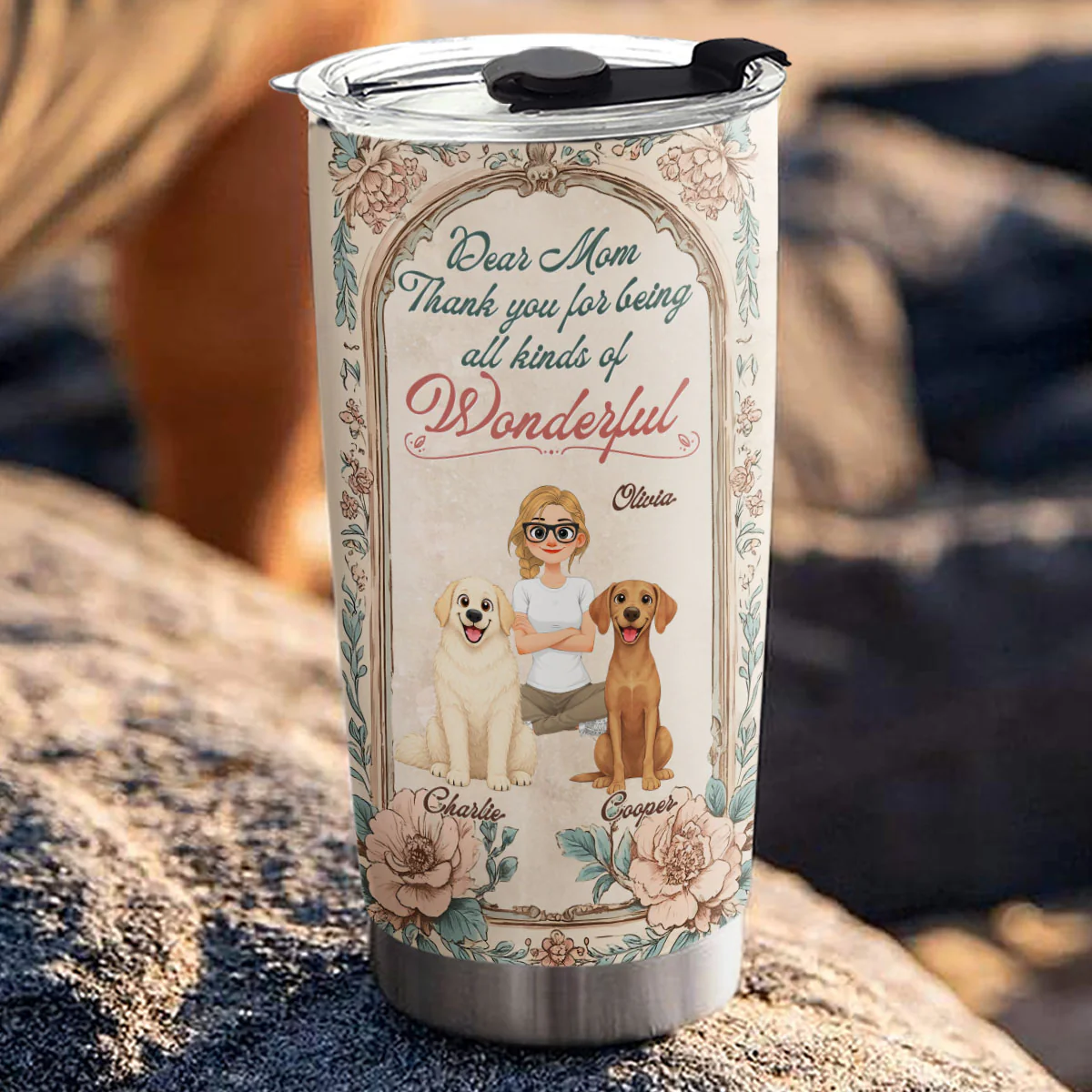 The Wonderful Kind - Personalized Custom Tumbler - Image 3