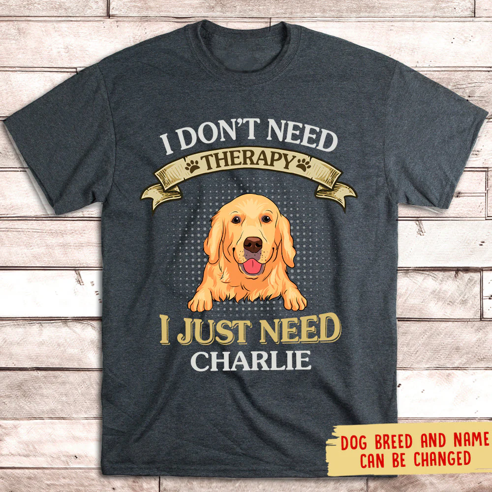 Therapy - Personalized Custom Unisex T-shirt - Image 4