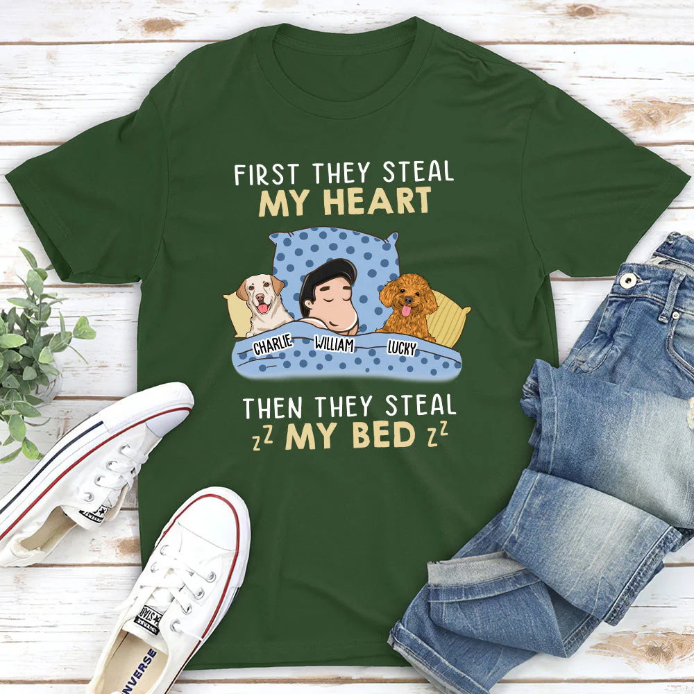 They Steal My Everything - Personalized Custom Unisex T-shirt - Image 3