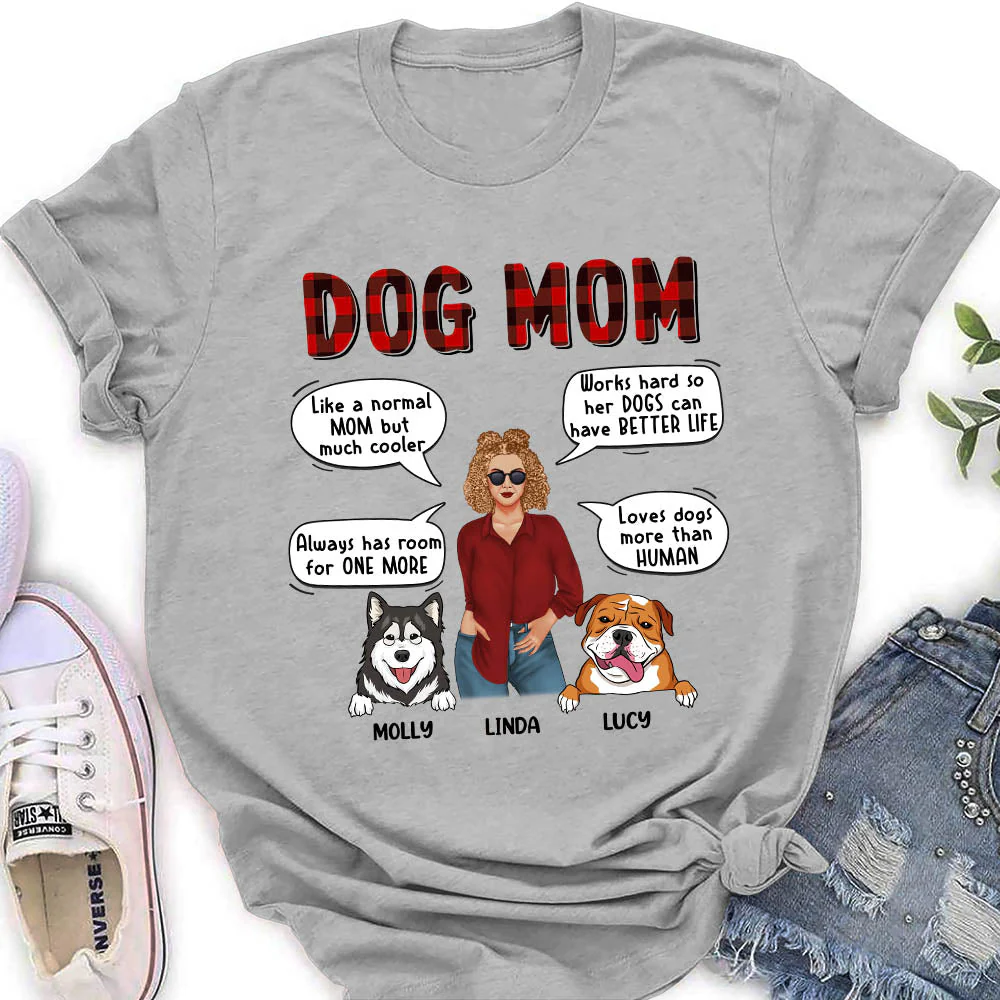 Things Dog Mom - Personalized Custom Women's T-shirt