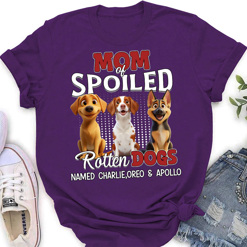 Thinking About My Spoiled Baby Official - Personalized Custom Women's T-Shirt - Image 4
