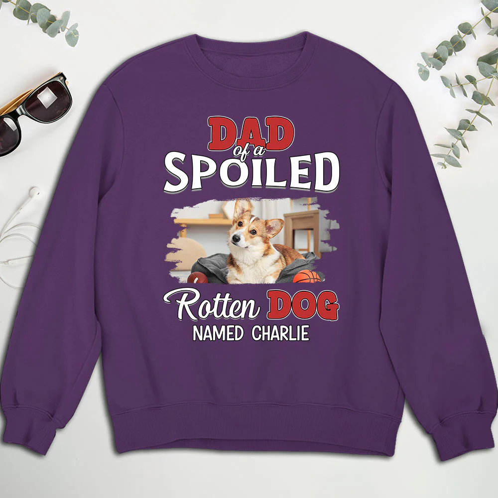 Thinking About My Spoiled Baby Official Photo - Personalized Custom Unisex T-Shirt - Image 2