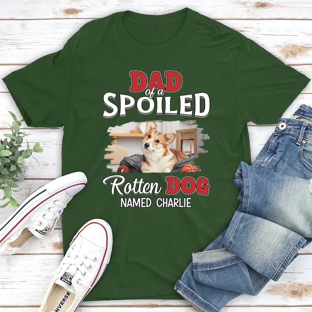 Thinking About My Spoiled Baby Official Photo - Personalized Custom Unisex T-Shirt - Image 3